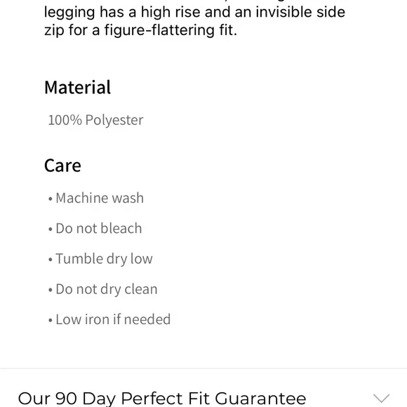 NWOT Fabletics black vegan leather leggings - Picture 2 of 7